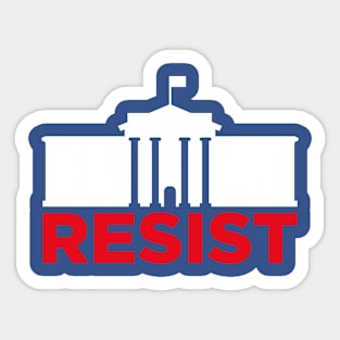 RESIST WH-R Sticker